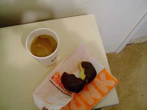 Dunkin Donuts Vanilla Chai and Boston Cream Dunkin Donuts Vanilla Chai and Boston Cream